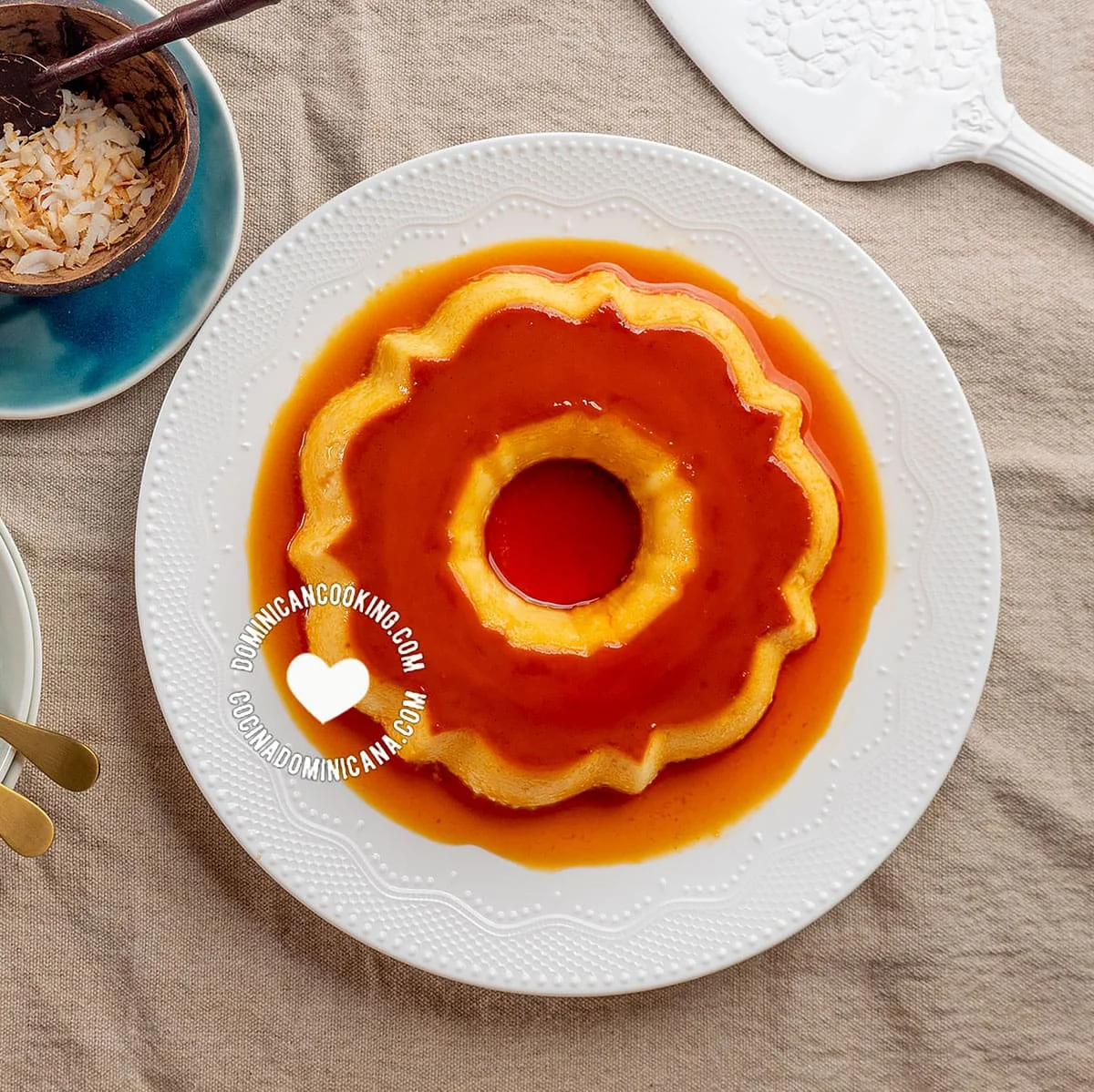 Easy Coconut Flan [Video+Recipe] Quesillo Dominicano