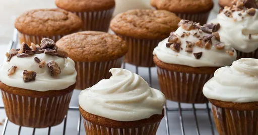 Pumpkin Spice Cupcakes with Maple Frosting | Recipes