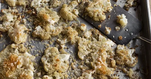 Copos de coliflor asada | Recetas