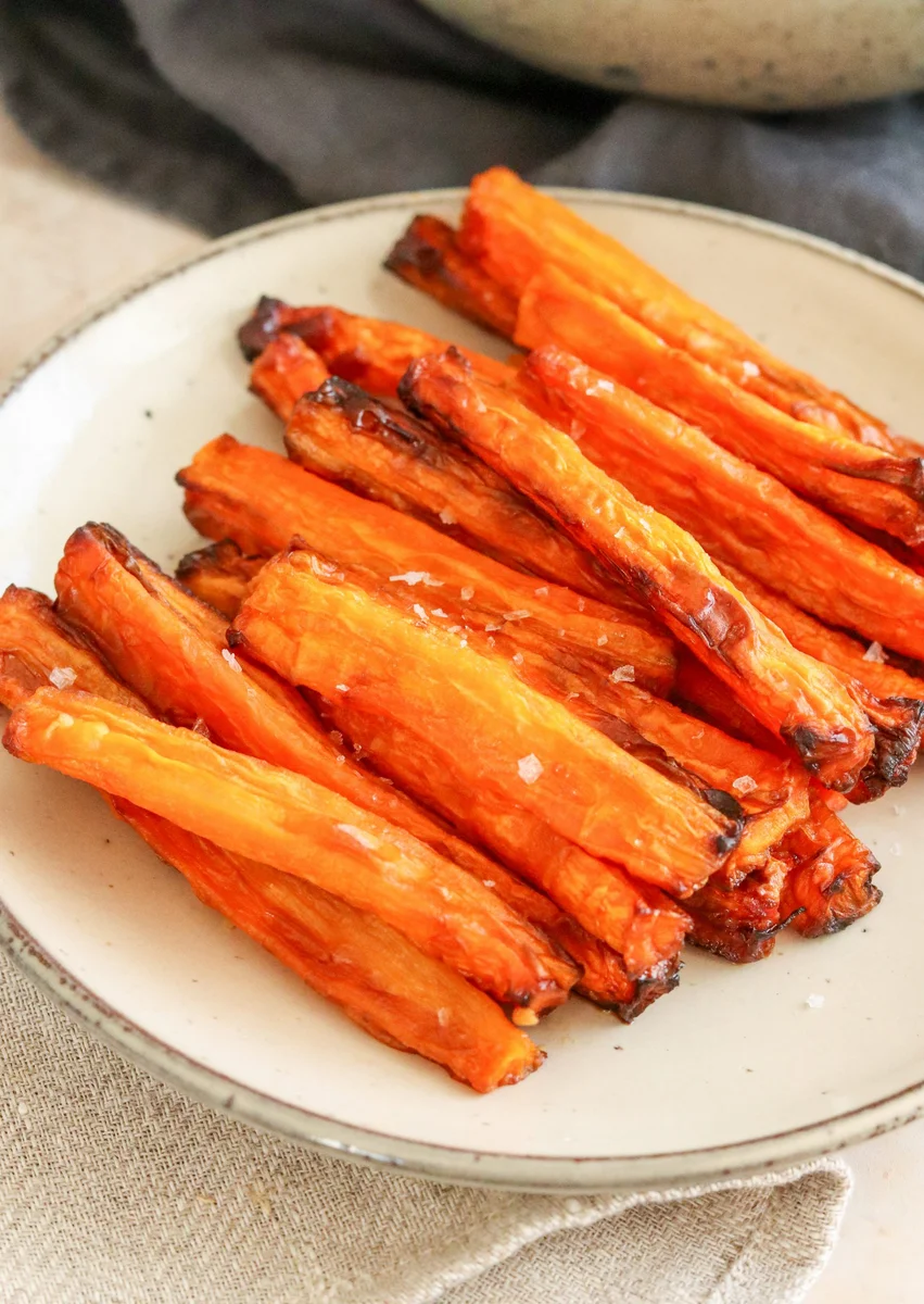 Zanahorias asadas en freidora de aire