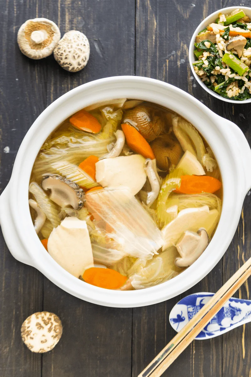 Mushroom and Chinese Cabbage Soup