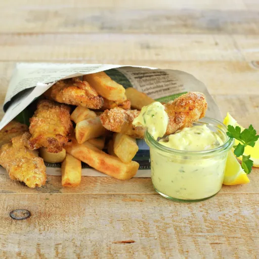 Fried Chicken and Chips