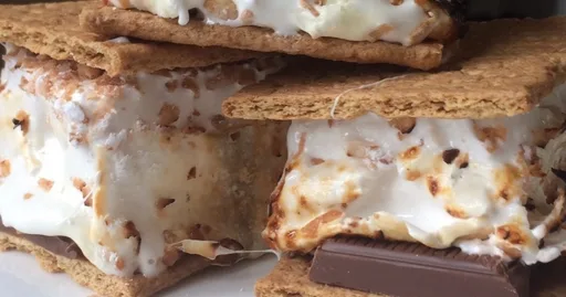 S'mores with Homemade Toasted Coconut Marshmallows | Recipes