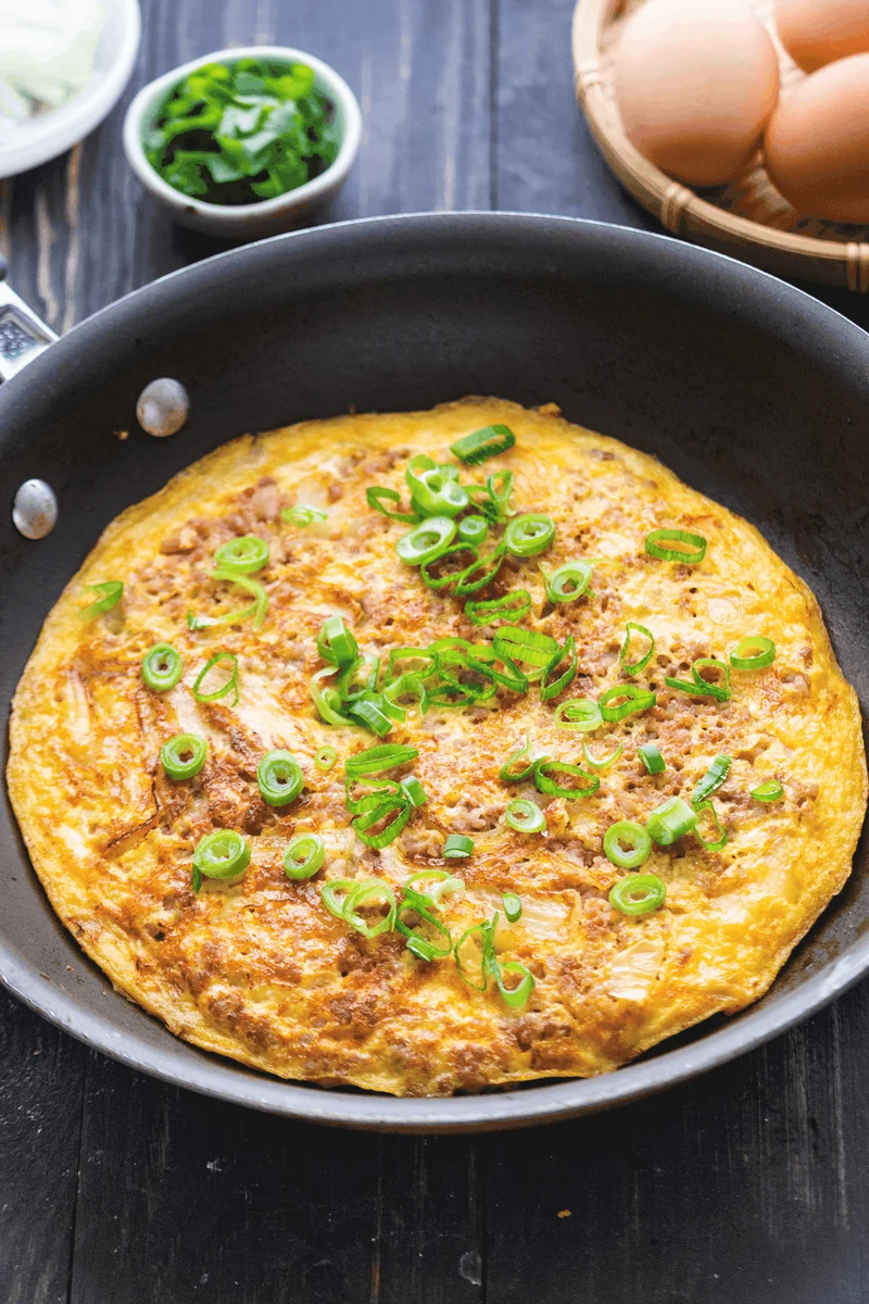 Pork Mince Omelette