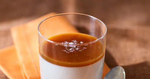 Vanilla Rum Panna Cotta with Salted Caramel | Recipes