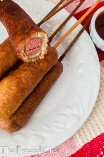 Easy Homemade Corn dogs