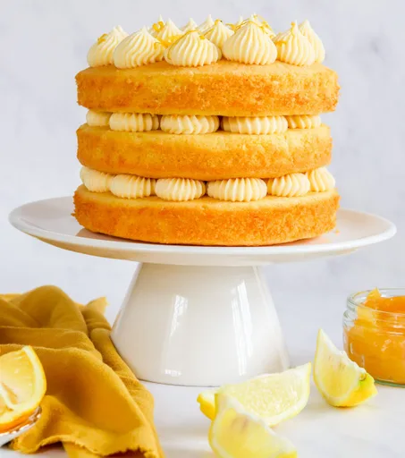 Three Layer Lemon Cake