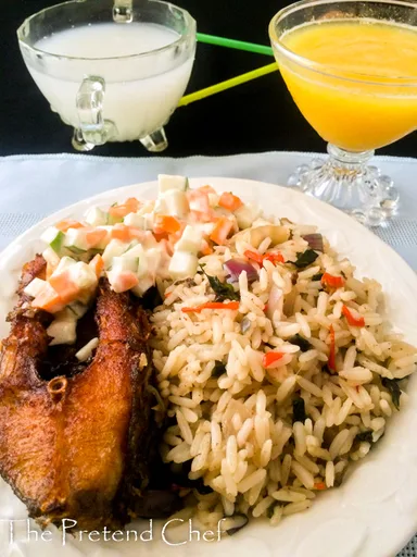 Fish Curry Leaf Rice