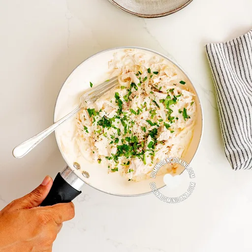 Pollo cremoso con vídeo y receta para guisos y empanadas