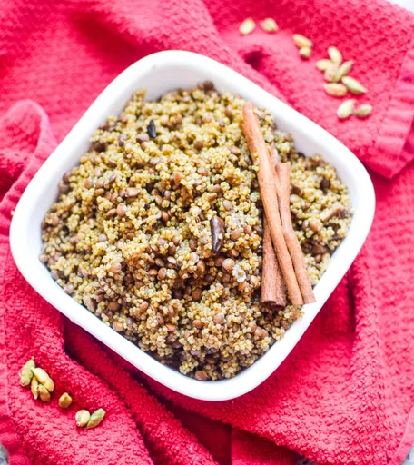 Pilaf de lentejas y quinoa