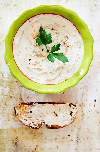 Cream Cheese Dip with Sesame Seeds and Soy Sauce Recipe