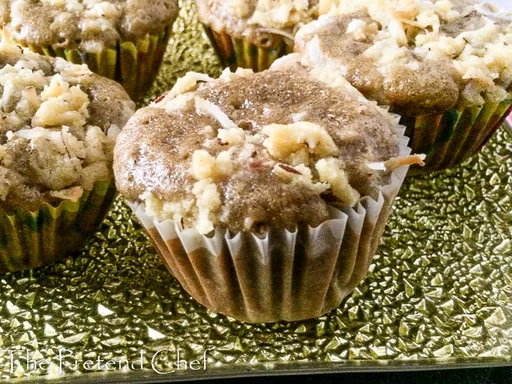 Mango muffins with Coconut crumb