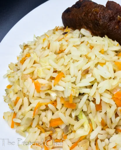 Arroz saludable con verduras