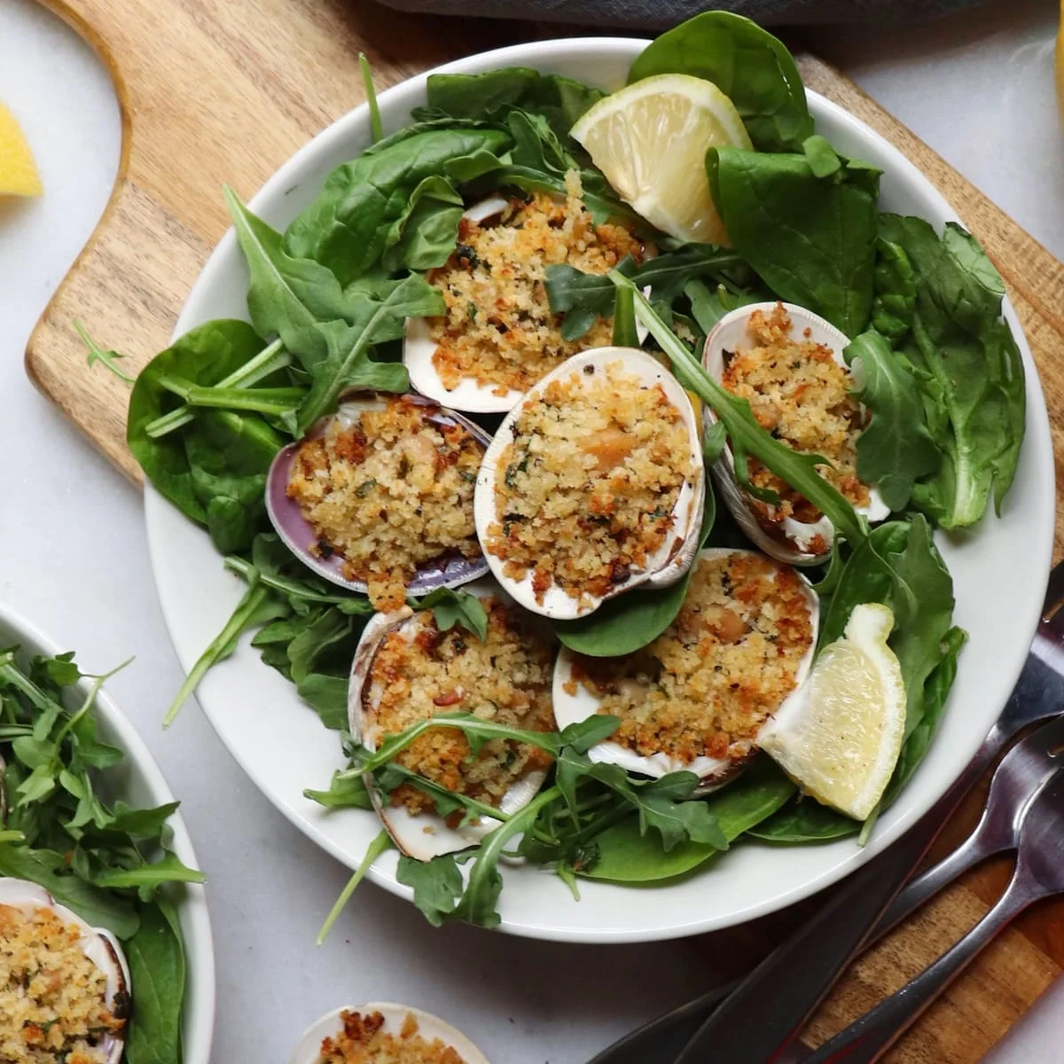Baked Clams Oreganata