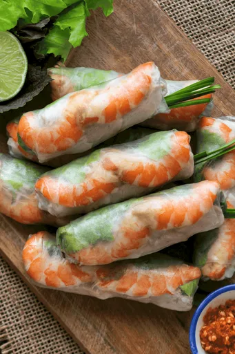 Gỏi Cuốn (rollitos vietnamitas de papel de arroz)