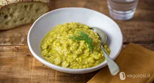 Fava bean purée