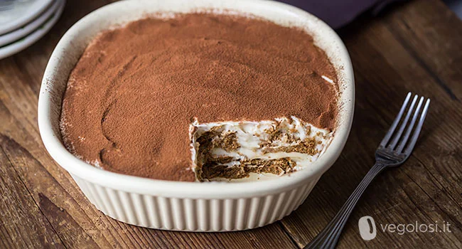 Tiramisù senza uova vegano