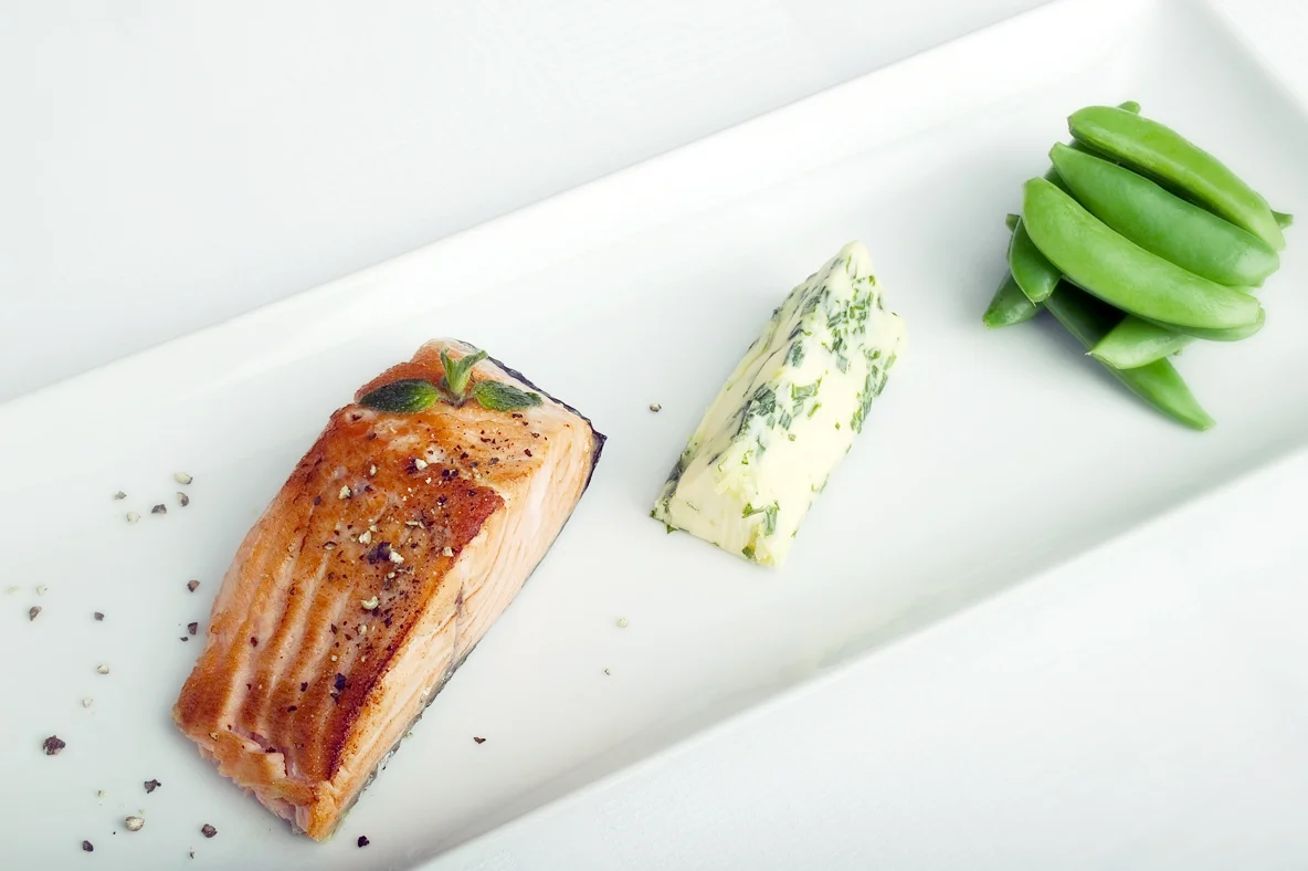 Saumon au beurre citronné