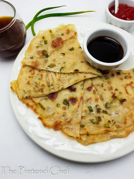 Spring Onion Pancake (Scallion/Green onion pancake)