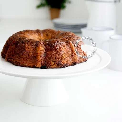 Pudín de pan dominicano especiado