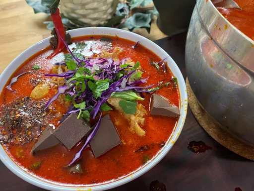 Khao Poon Nam Gai | Lao Red Curry Chicken Noodle Soup