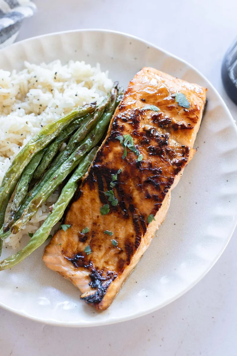 Baked Honey Balsamic Salmon