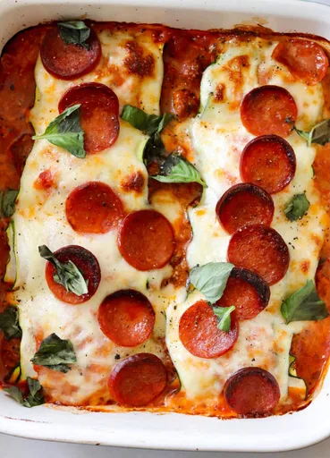 Rollitos italianos de calabacín