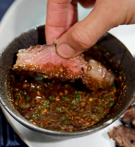 Lao Steak with Jeow Bee