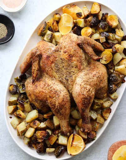 Sheet Pan Spatchcock Chicken and Vegetables