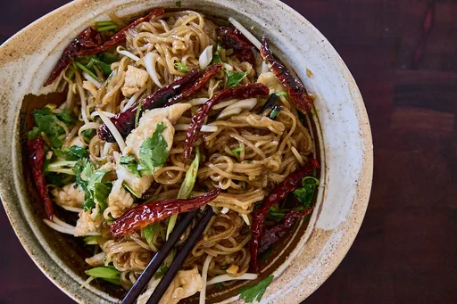 Soy Stir Fry Noodles (Kua Mee with Chicken)