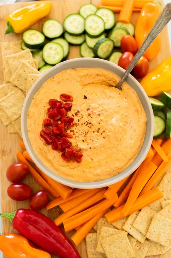 Hummus de Pimiento Rojo Asado