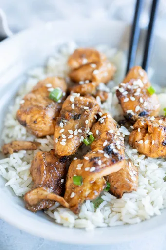 Salmón teriyaki al horno