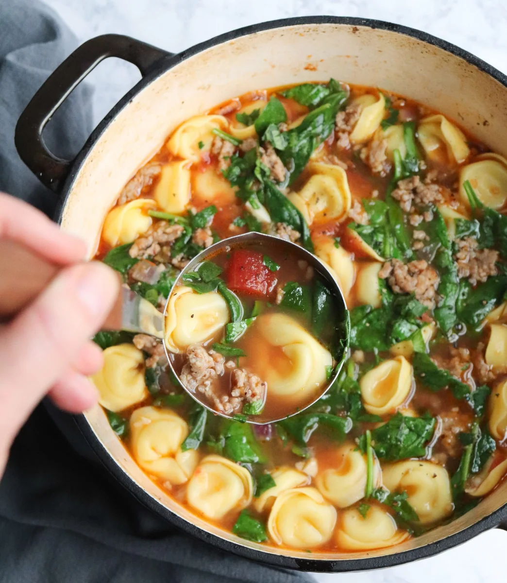 Sausage Tortellini Soup