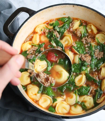 Sausage Tortellini Soup
