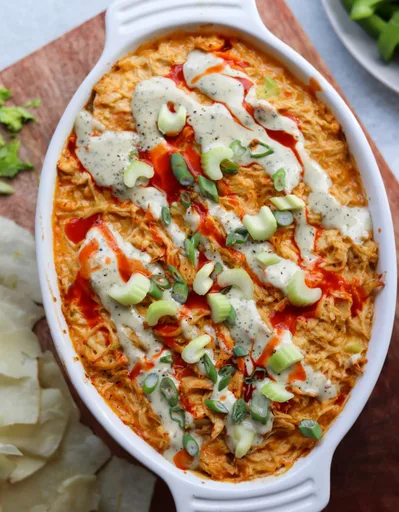 Buffalo Chicken Dip (Crock Pot Recipe)
