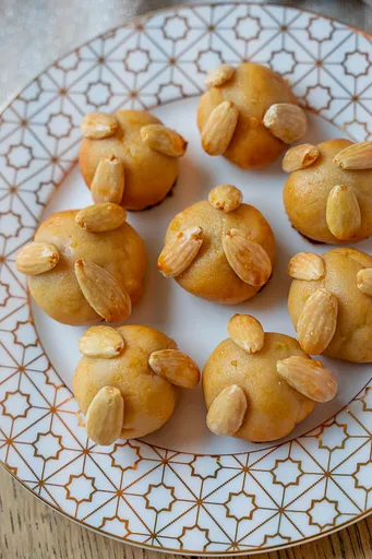 Bethmännchen - einfaches Weihnachtsgebäck mit Marzipan