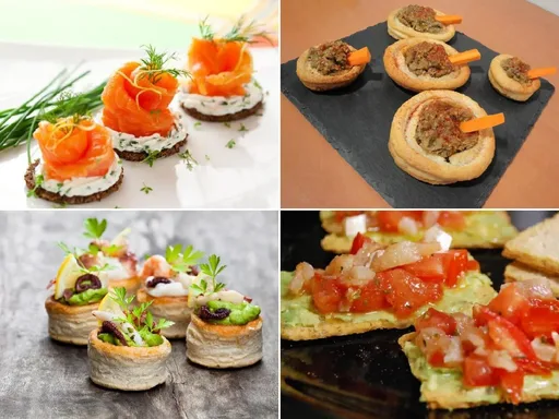 Canapés para Navidad