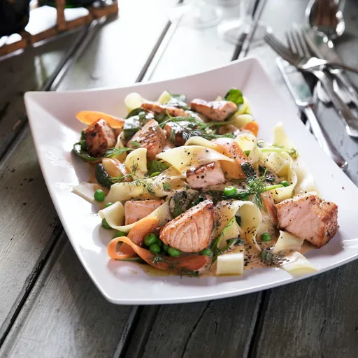Creamy salmon pasta (Krämig Laxpasta)