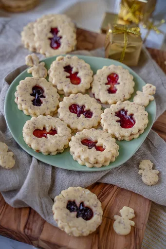 Spitzbuben - Weihnachtskekse mit Konfitüre
