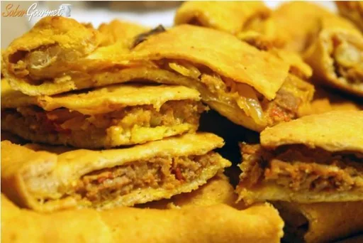 Empanada de carne con masa casera