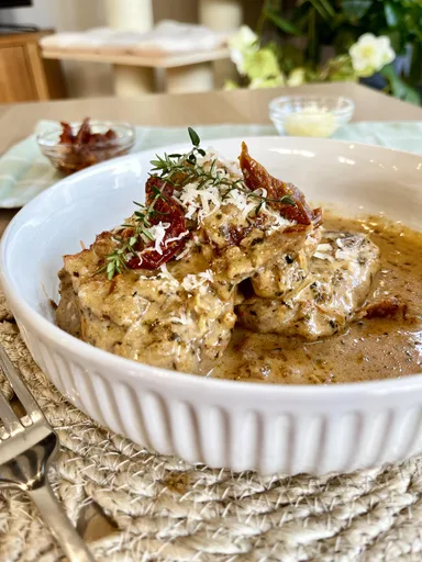 Muslos de pollo a la toscana