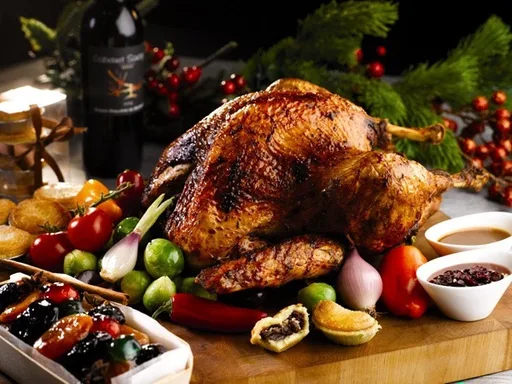 Pavo glaseado para Navidad
