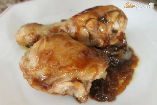 Pollo en salsa de Pedro Ximénez