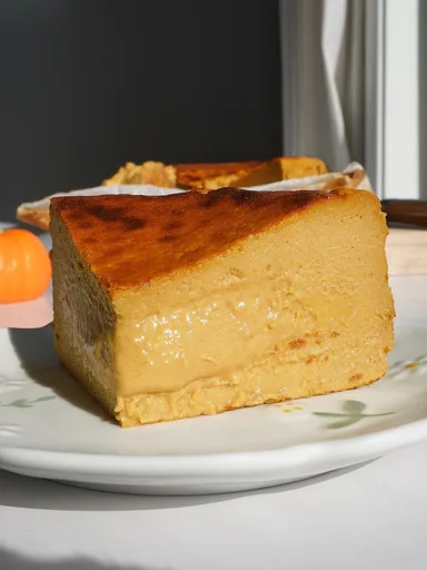 Tarta de queso vasca de calabaza