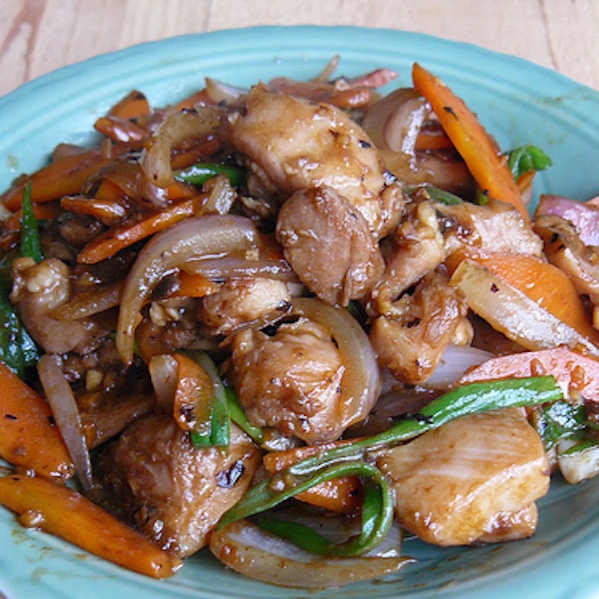 Stir-Fried Chicken with Black Bean Sauce