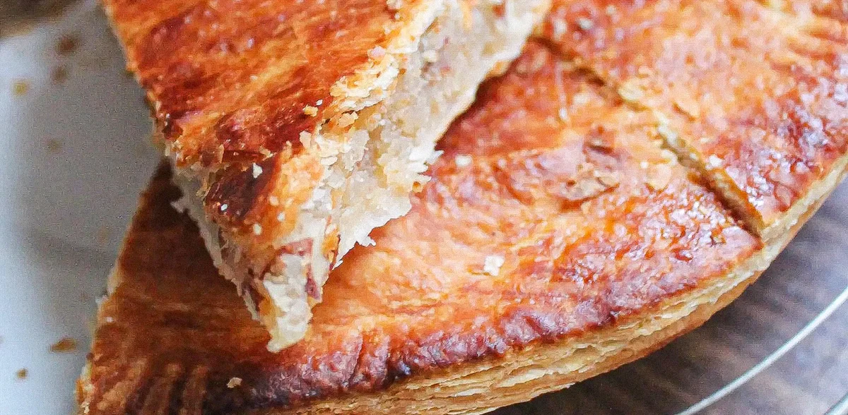 Galette des rois vegan à la crème d'amandes