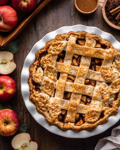 Lattice Crust Apple Pie