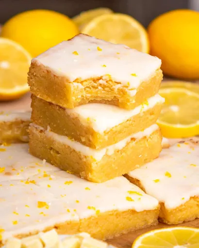 Brownies de limón