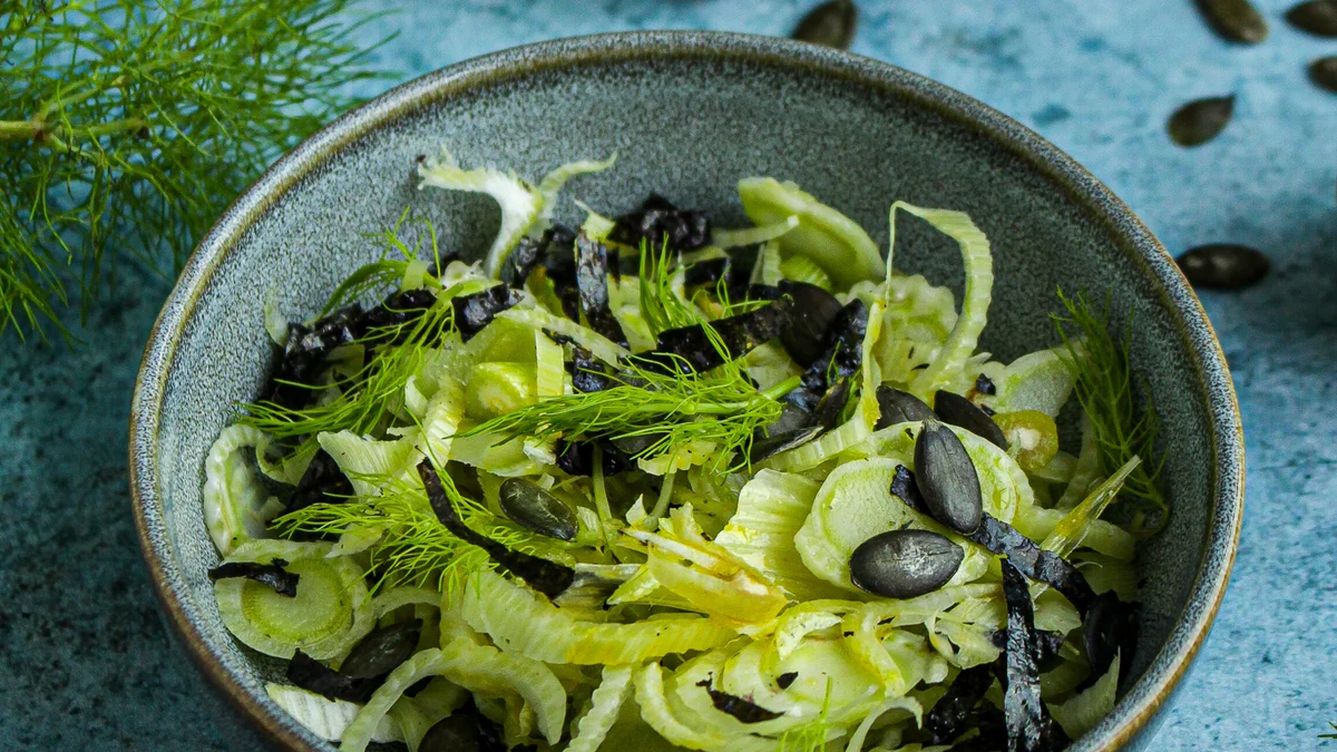 Chiffonnade de fenouil