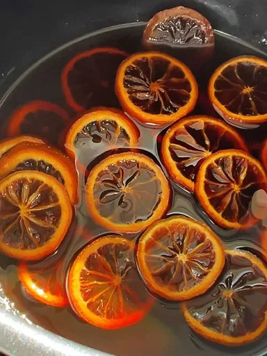 Caramelized Lemon (candied lemon slices in syrup)